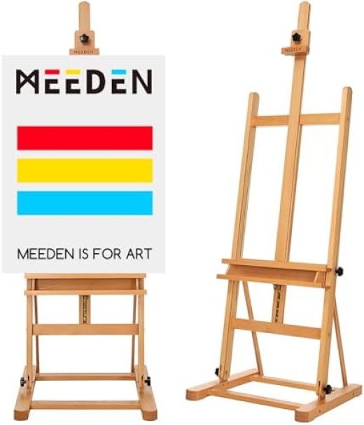 Meeden Studio H-Frame Easel With Storage Tray
