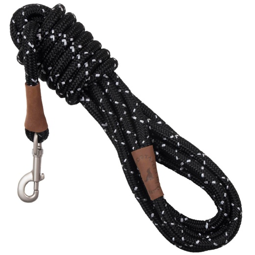 Mendota Long Snap Leash - 15 Feet - Red / 3/8 Inch