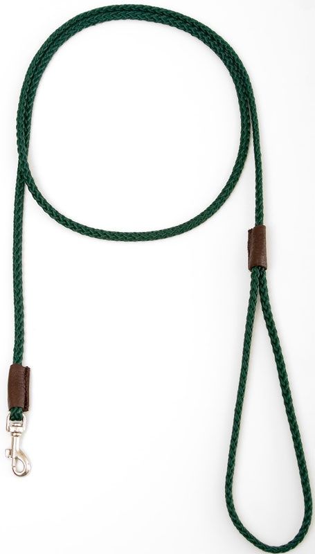 Mendota Show Snap Leash - Hunter Green