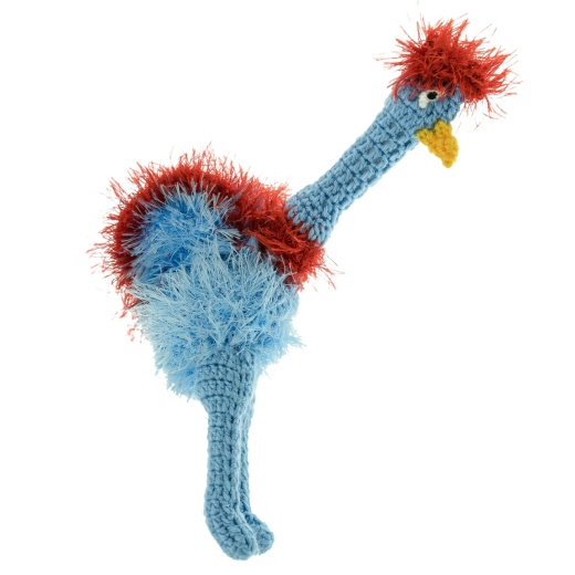 Ostrich Handmade Squeaky Dog Toy - Oomaloo