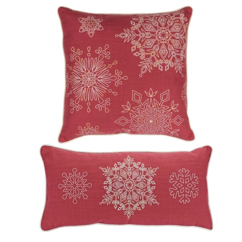 Snowflake Pillow Set of 2