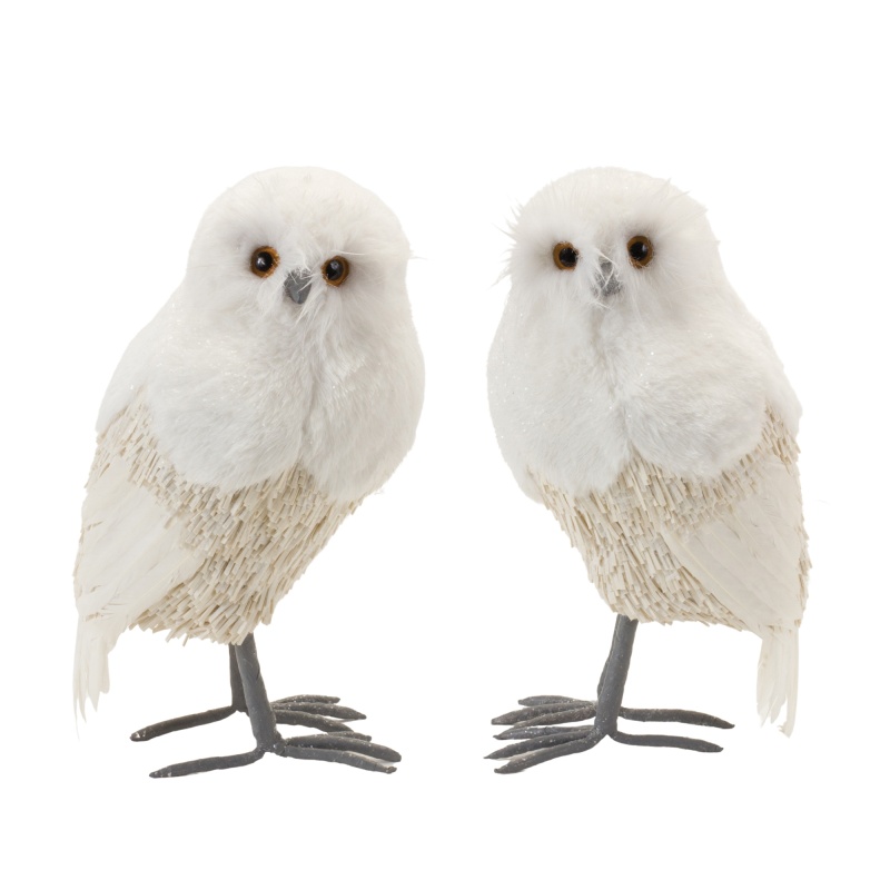 Owl (Set Fo 2) 12.5”H Foam