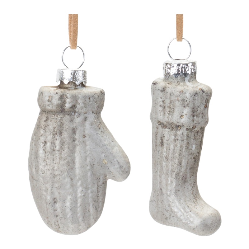 Mitten And Stocking Ornament Set of 12