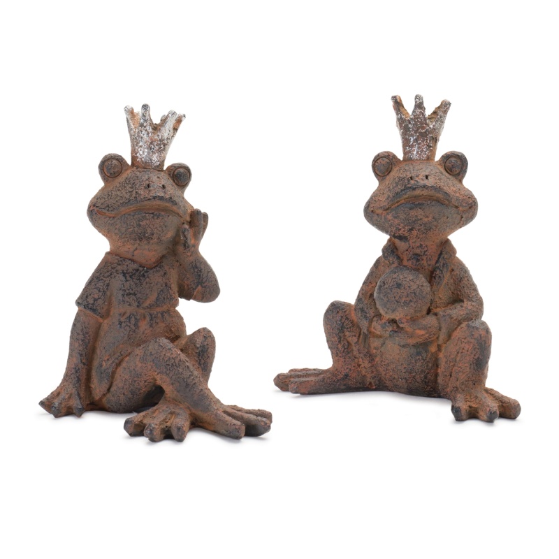 Royal Frog (Set of 6) 4.5”H Resin