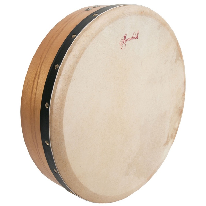 Roosebeck Pretuned Mulberry Bodhran Single-Bar 14-By-3.5-Inch