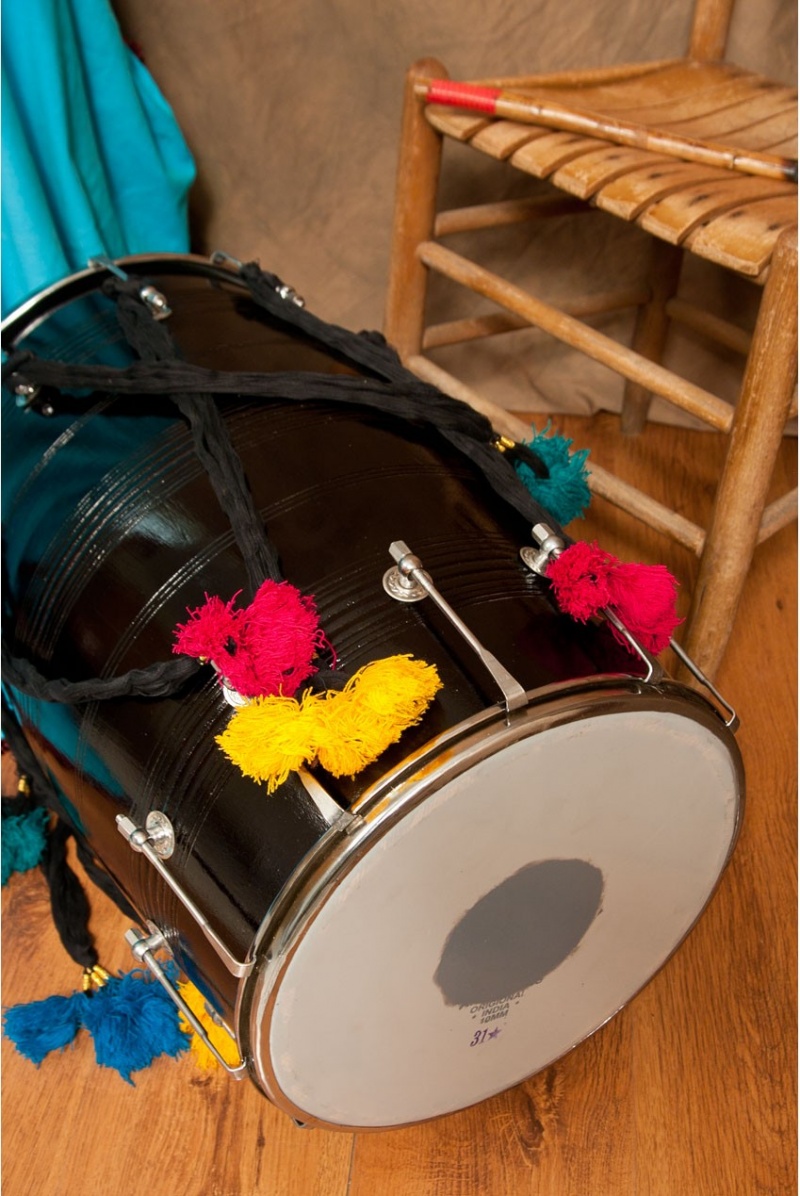 Banjira Dhol With Synthetic Heads 13-By-24-Inch