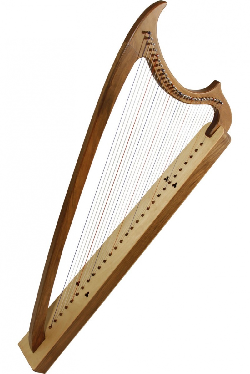 Early Music Shop 29-String Gothic Harp - Walnut