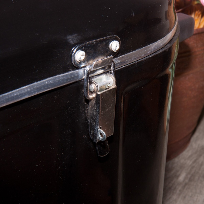 Banjira Wheeled Fiberglass Case For Tabla Set - Black