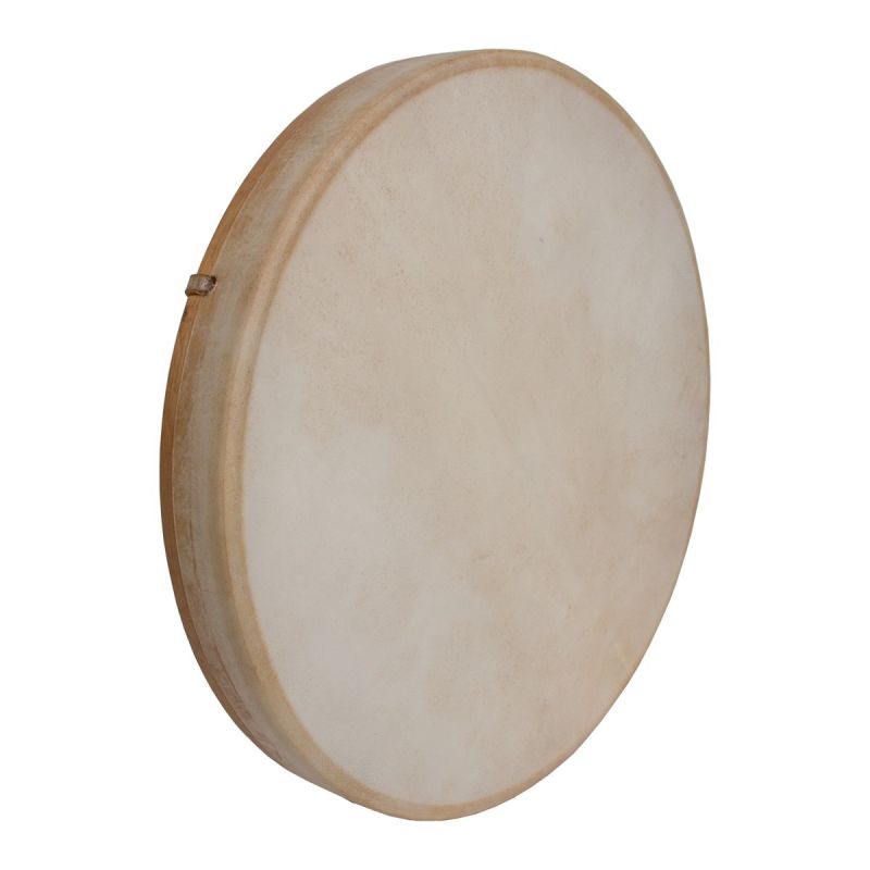 Dobani Tunable Goatskin Head Wooden Frame Drum W/ Beater 18"X2"