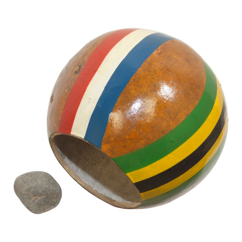 Mid-East Medium Painted Gourd, Stone
