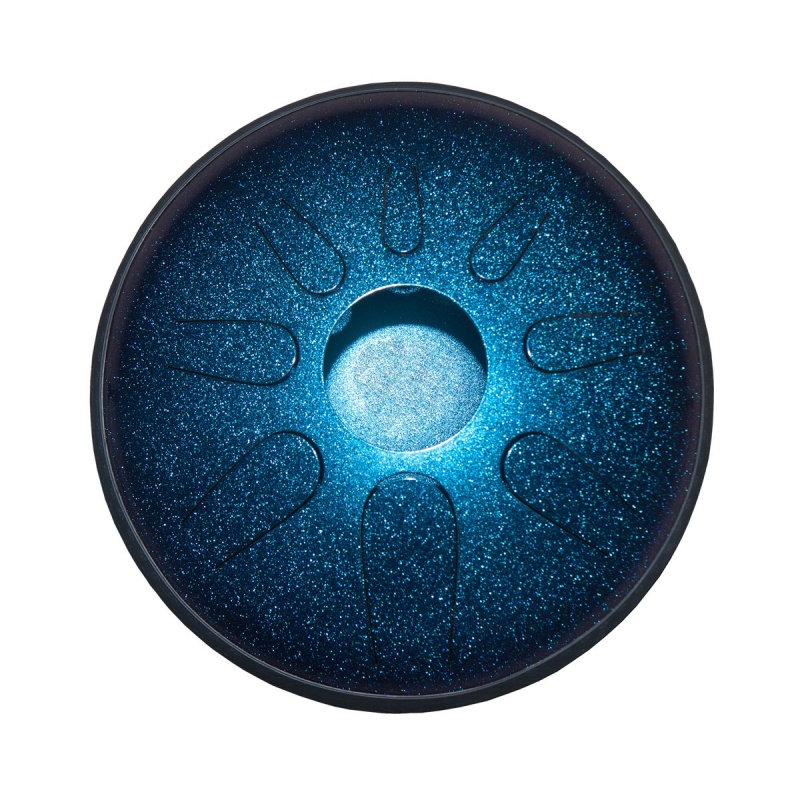Idiopan Domina 12-Inch Tunable Steel Tongue Drum With Pickup - Sapphire Blue