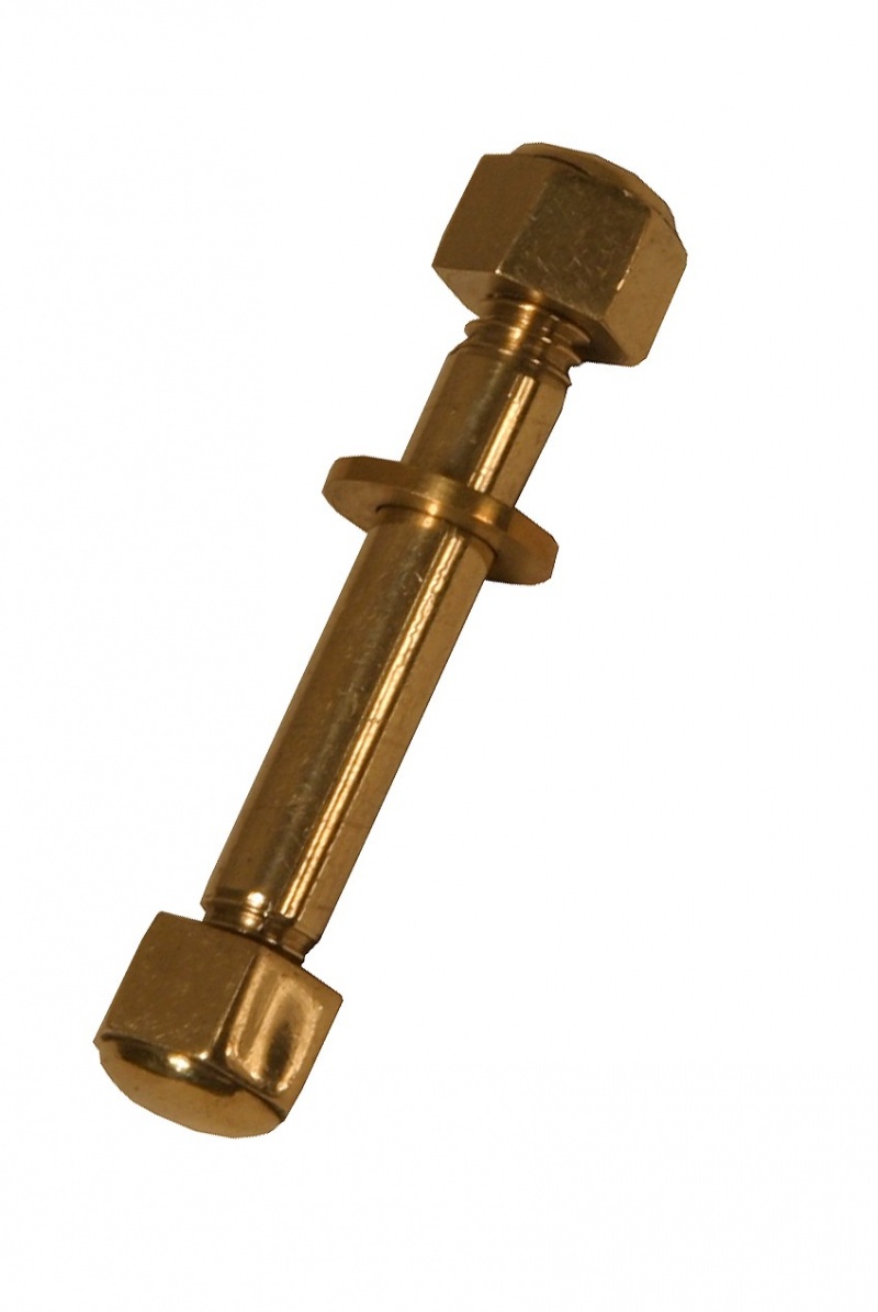 Roosebeck Small Brass Nut And Washer For Dhst Dulcimer Stand