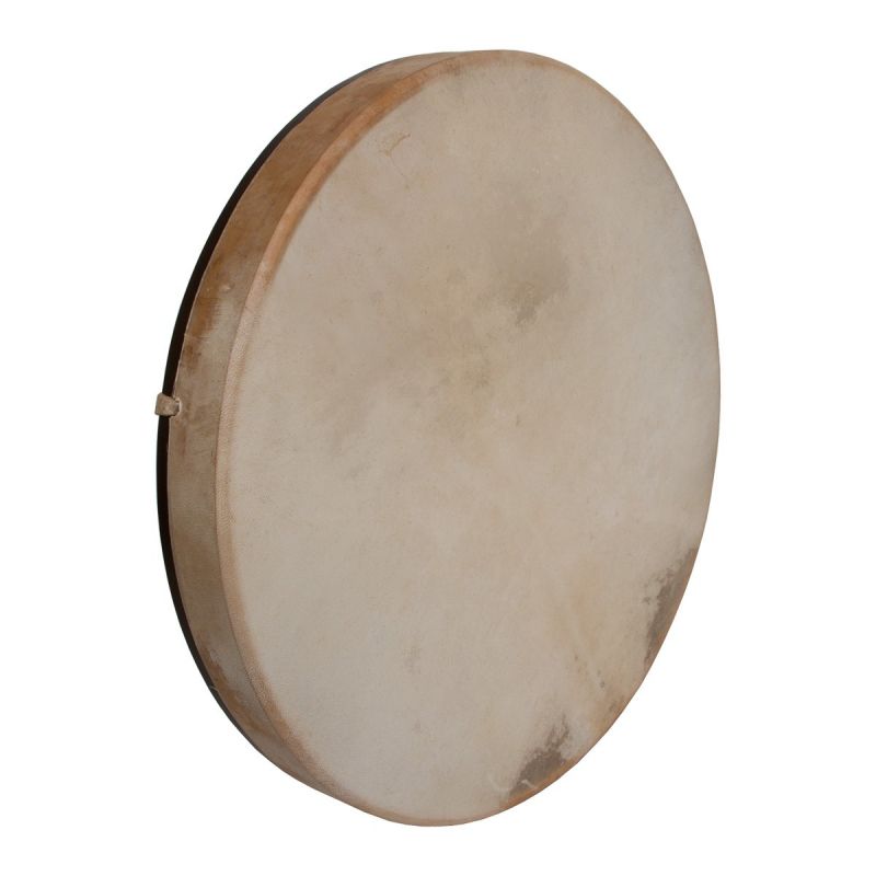 Dobani Pretuned Goatskin Head Wood Frame Drum W/ Beater 18"X2"