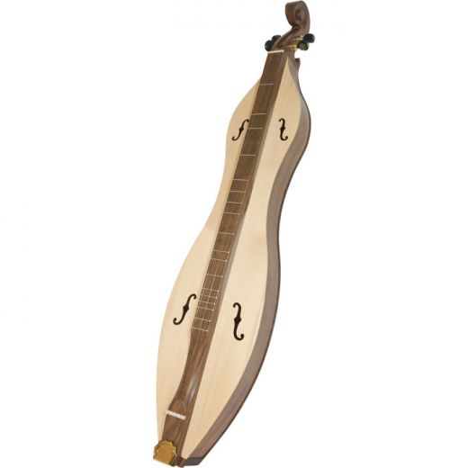 Roosebeck Emma Mountain Dulcimer 4-String Vaulted Fretboard Spruce F-Holes - Walnut *Blemished