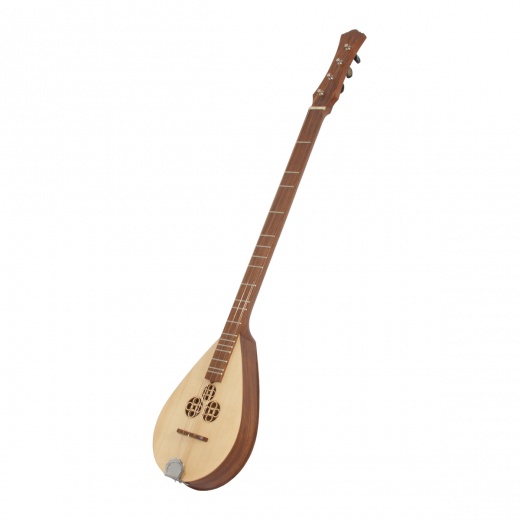 Roosebeck Wildwood Dulcimer Sheesham 3 Round Openings Flat Pegbox