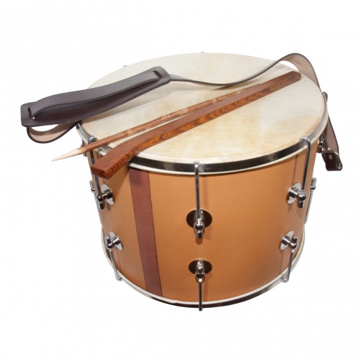 Mid-East Bolt Tuned Tupan Drum 16-Inch - Two-Headed Drum for Professional Musicians