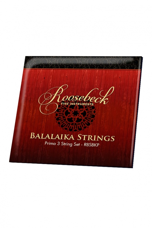 Roosebeck Prima Balalaika String Set with 1 Ball-End Steel and 2 Straight-End Titanium Strings