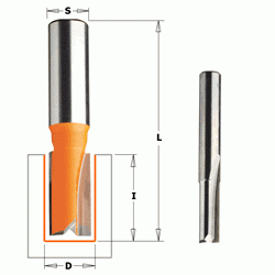 CMT 12mm Straight Router Bit (Short Series) 1/2" Shank