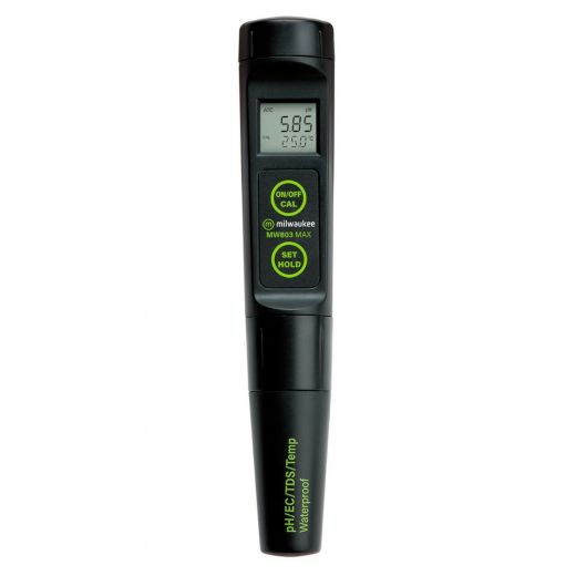 Milwaukee Max Waterproof Low Range 4-In-1 Ph / Ec / Tds/Temp Tester