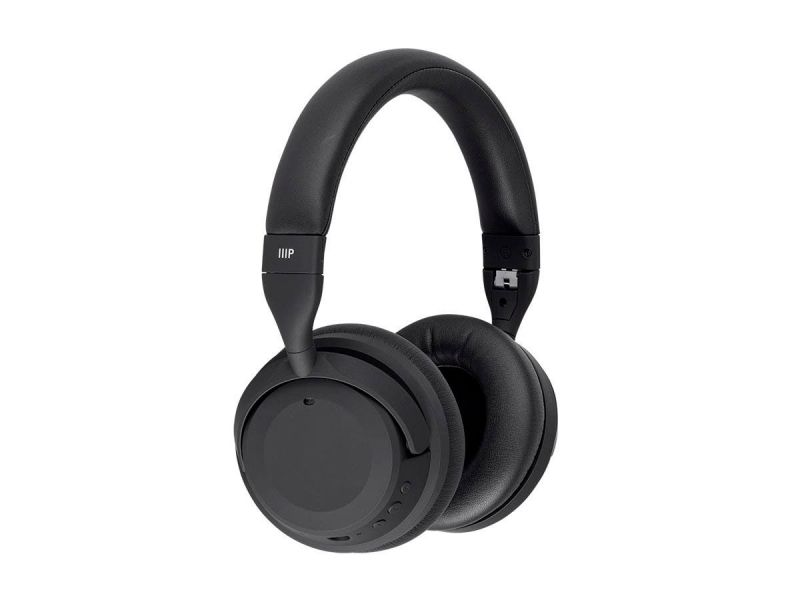 Monoprice Bt-500Anc Bluetooth With Aptx Hd, Google Assistant, Wireless Over Ear Headphones With Hybrid Active Noise Cancelling (Anc)