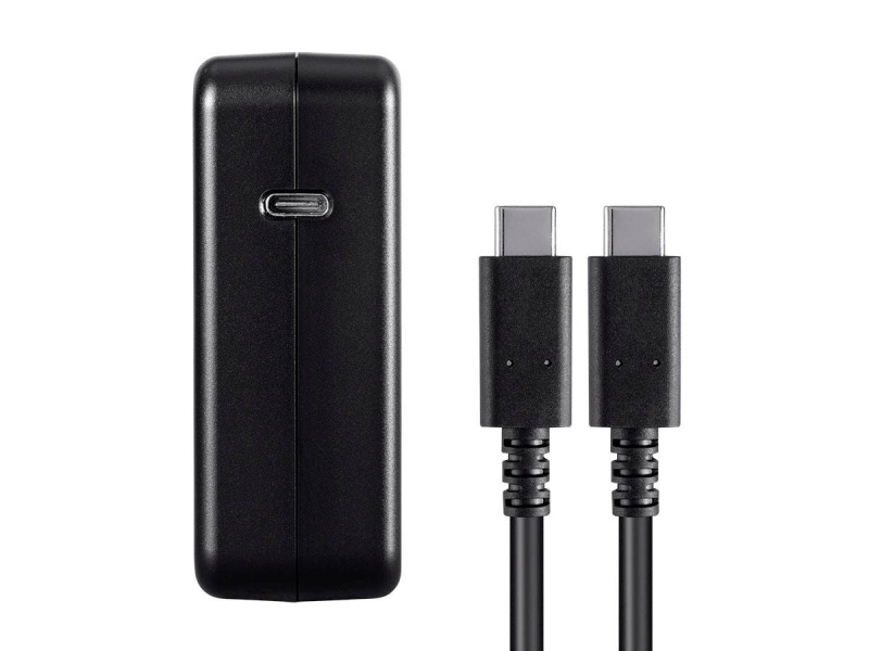 Monoprice Obsidian Speed Usb Wall Charger, 1-Port, 85W Pd Output For Iphone, Android, And Galaxy Devices, 6Ft Usb Type-C® Cable Included