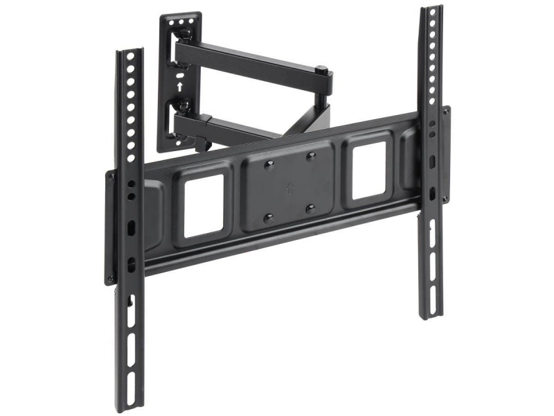Monoprice Ez Series Full-Motion Articulating Tv Wall Mount Bracket For Tvs 32In To 55In, Max Weight 77 Lbs, Extension Range Of 2.8In To 17In, Vesa Patterns Up To 400X400, Fits Curved Screens