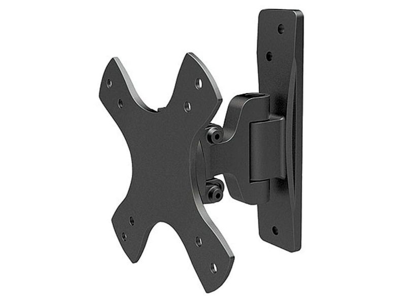 Monoprice Commercial Series Low Profile Full-Motion Articulating Tv Wall Mount Bracket For Tvs 13In To 27In, Max Weight 33Lbs, Extension Range 1.8In To 3.9In, Vesa Patterns Up To 100X100, Ul Certified