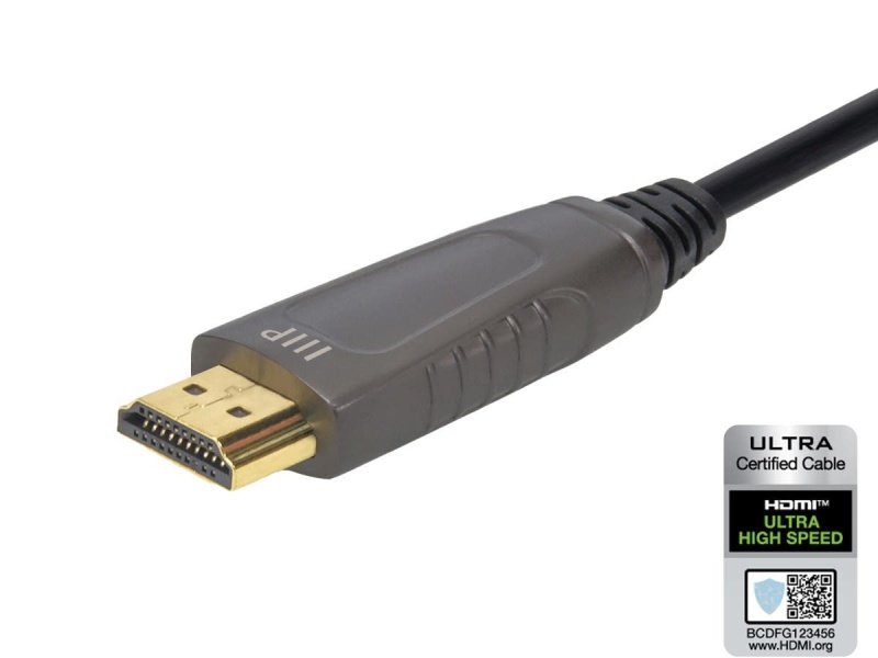 Monoprice Slimrun Av 8K Certified Ultra High Speed Active Hdmi Cable, Cmp Plenum Rated, Hdmi 2.1, Aoc, 10M, 32Ft