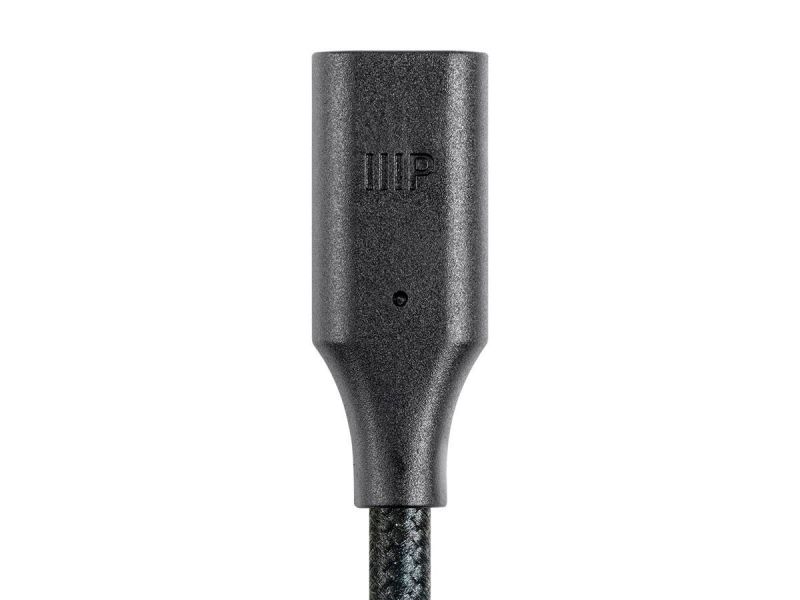 Monoprice Palette Series 2.0 Usb-C Female To Micro Type-B Cable, 1.5 Ft Black