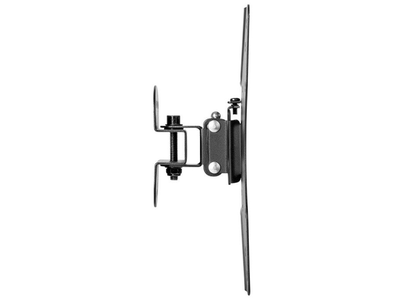 Monoprice Ez Series Full-Motion Pivot Tv Wall Mount Bracket For Led Tvs 23In To 42In, Max Weight 55 Lbs, Vesa Patterns Up To 200X200, Fits Curved Screens, Works With Concrete And Brick