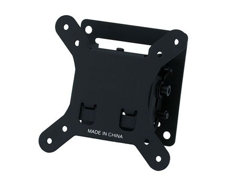 Monoprice Ez Series Low Profile Tilt Tv Wall Mount Bracket - For Led Tvs 10In To 26In, Max Weight 30Lbs, Vesa Patterns Up To 100X100, Concrete / Brick Only