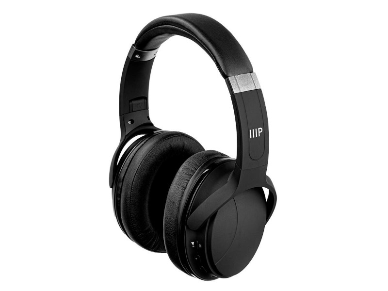Monoprice Bt-250Anc Bluetooth Wireless Over Ear Headphones With Active Noise Cancelling (Anc)