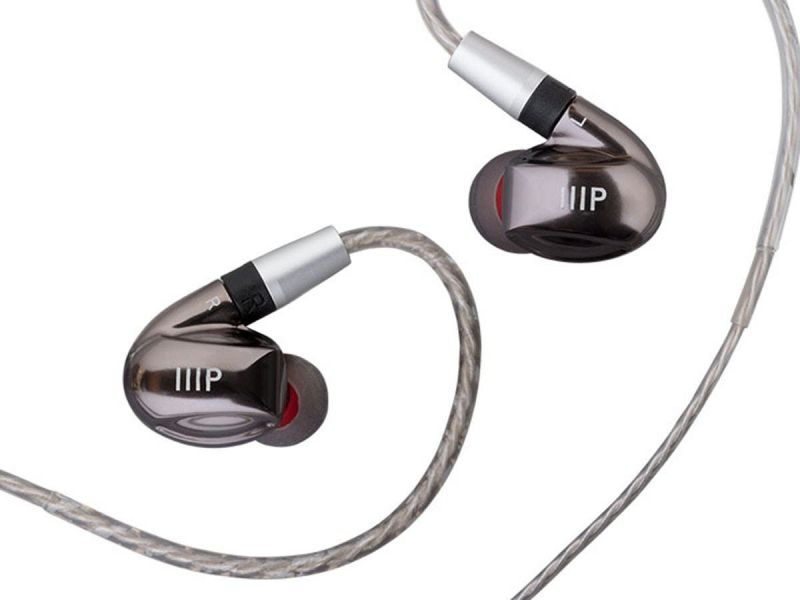 Monoprice Mp80 Aluminum In-Ear Earphone Balanced Armature Driver And Dynamic Driver With Three Tuning Nozzles