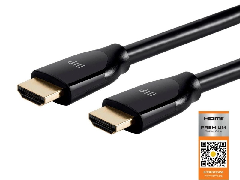 Monok Certified Premium High Speed Hdmi Cable 1M - 18Gbps Black - 2 Pack