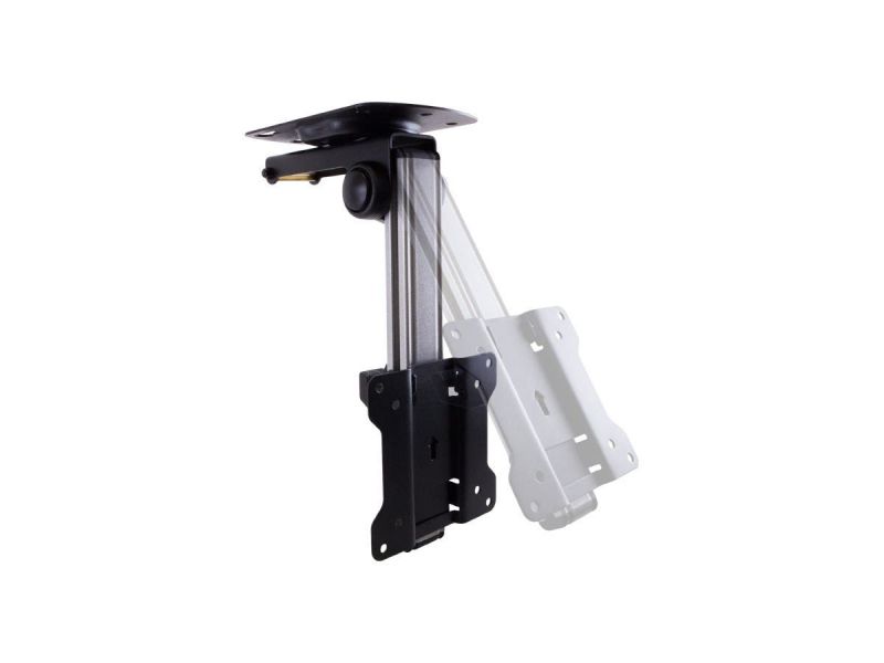 Monoprice Commercial Series Under Cabinet And Rv Tilt Tv Wall Mount Bracket For Tvs Up To 27In, Max Weight 44Lbs, Vesa Patterns Up To 100X100