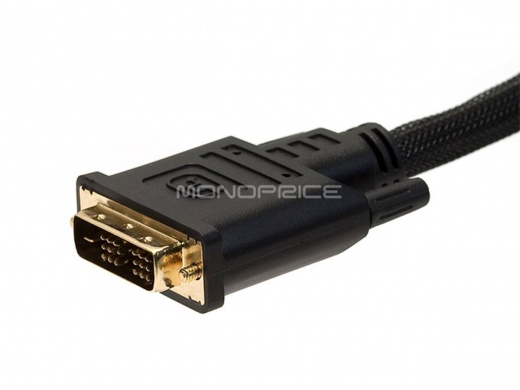 Monoprice 8K Certified Ultra High Speed HDMI Cable - HDMI 2.1, 8K@60Hz,  48Gbps, CL2 In-Wall Rated, 28AWG, 10ft, Black 