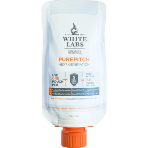 White Labs Yeast | Wlp067 Coastal Haze Ale Blend | Beer Yeast | Purepitch® Next Generation | Industry Leading Viability | 150 Billion Cells