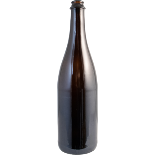 Belgian/Champagne Style Amber Glass Beer Bottles | 25 Oz | 750Ml | Case Of 12