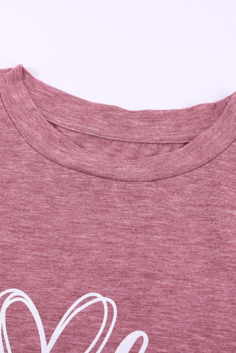 Pink Short Sleeve Be Kind Graphic T-Shirt