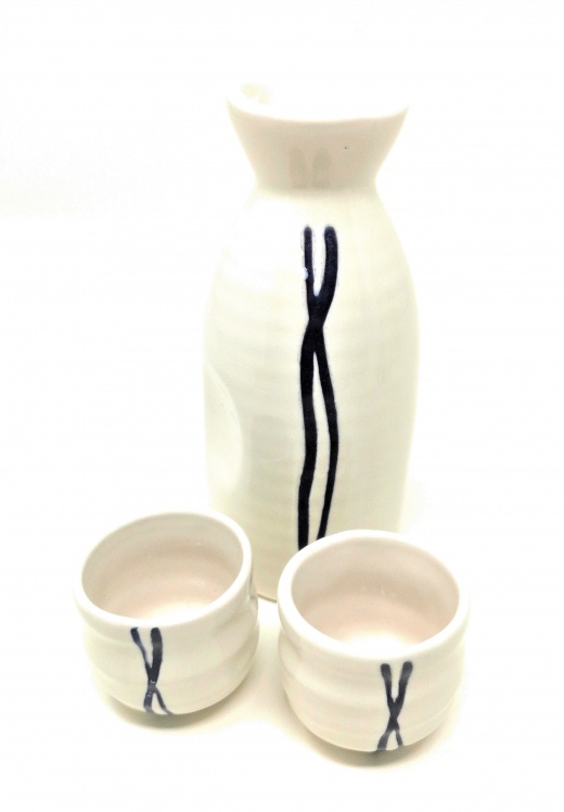 Elegant Japanese Sake Set for Home Entertainment