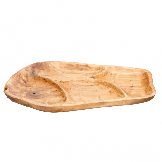 Natural Wood Serving Platter for Entertaining