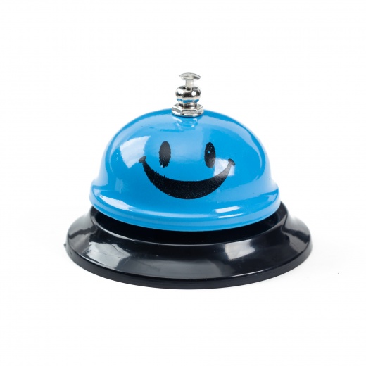 Blue Smiley Call Bell - The Perfect Attention Grabber