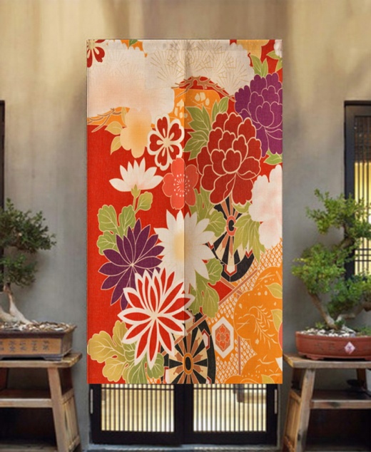 Traditional Japanese Noren Curtain