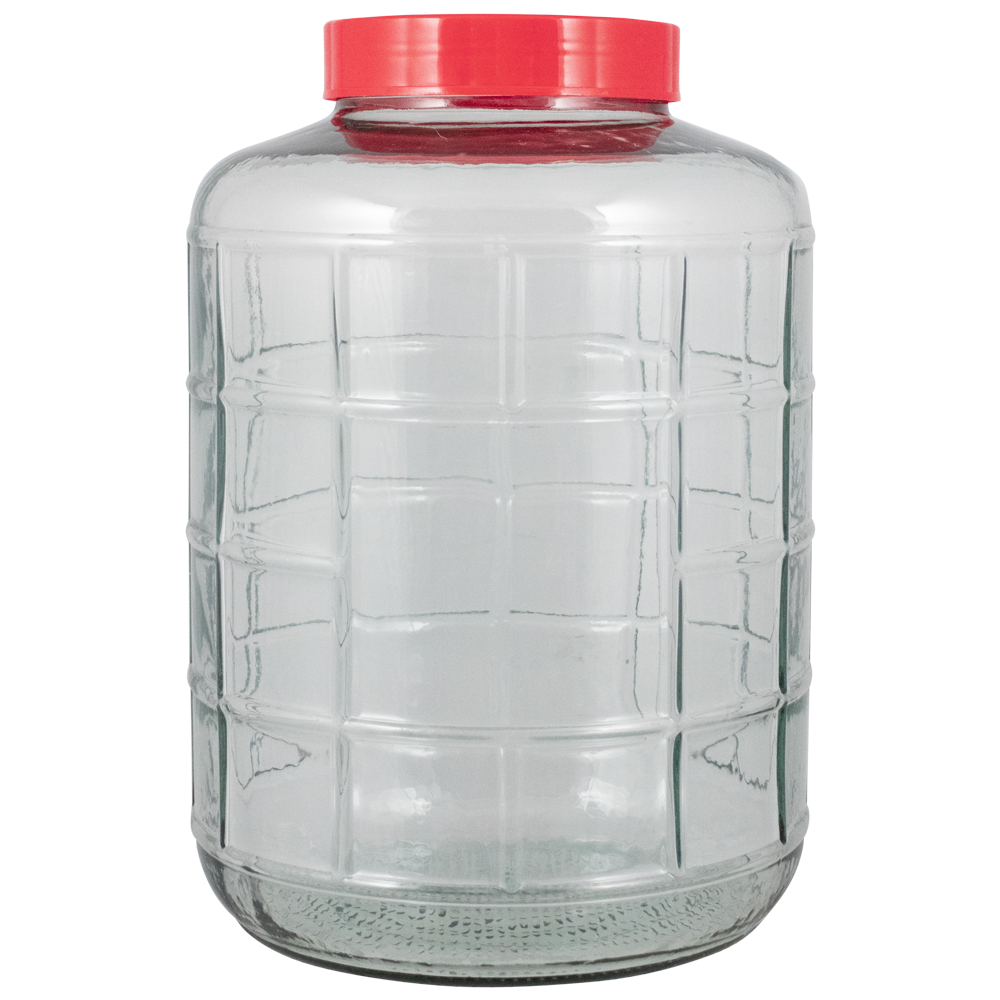 Farro Glass 6 Gallon Glass Carboy Wide Mouth Airlock Lid