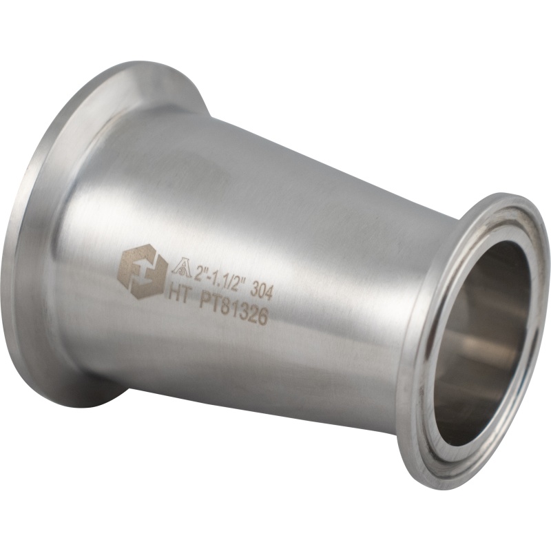 Triangle Reducer Forgefit® Stainless Tri-Clamp Concentric Reducer | 2