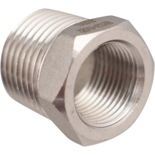Stainless Bushing - 3/8 In. X 1/2 In. Bsp