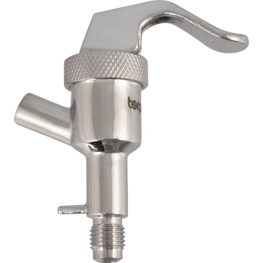 Torpedo Keg | Hand Held Beer Faucet | Cobra Tap | Picnic Tap | 1/4" Flare | Stainless Steel