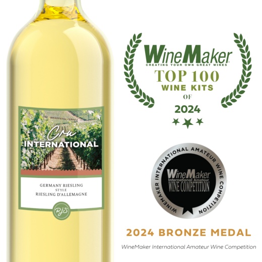 German Riesling Wine Making Kit | Cru International | Bronze Medal | Top 100 Wine Kits