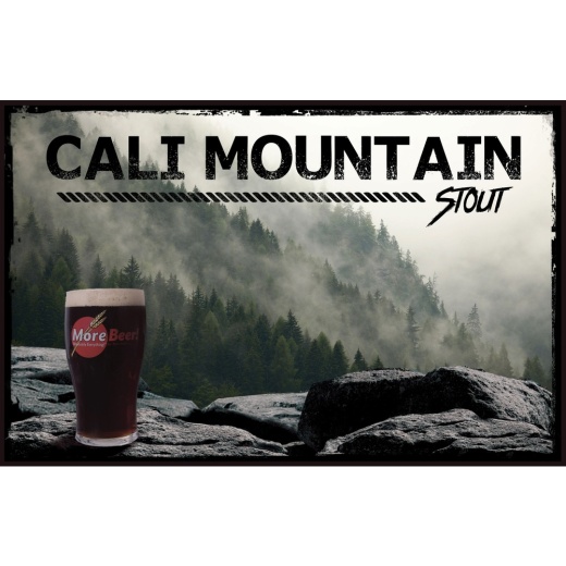 Cali Mountain Stout | Sierra Nevada Stout Clone | 5 Gallon Beer Recipe Kit | Extract