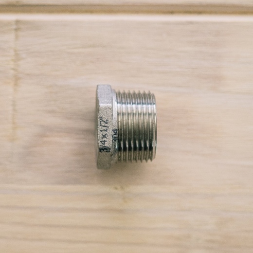 Stainless Bushing - 1/2 In. Fpt X 3/4 In. Mpt